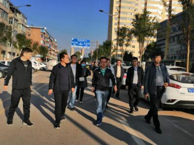 太原市住建局副局長調研既有建筑外墻保溫節能工程及安全生產工作